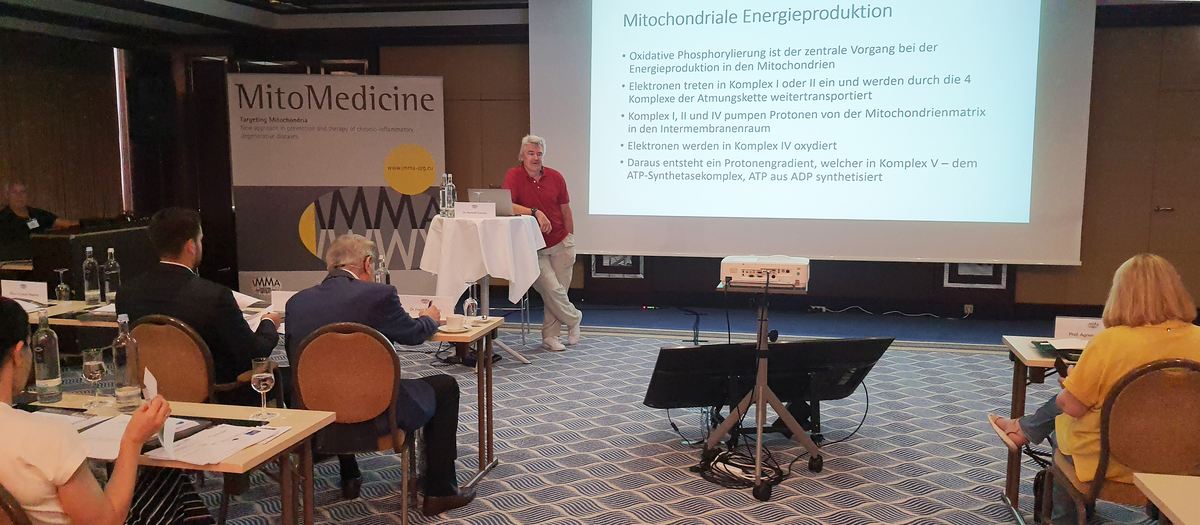 Dr. Maxwell Damian referiert; Foto: IMMA