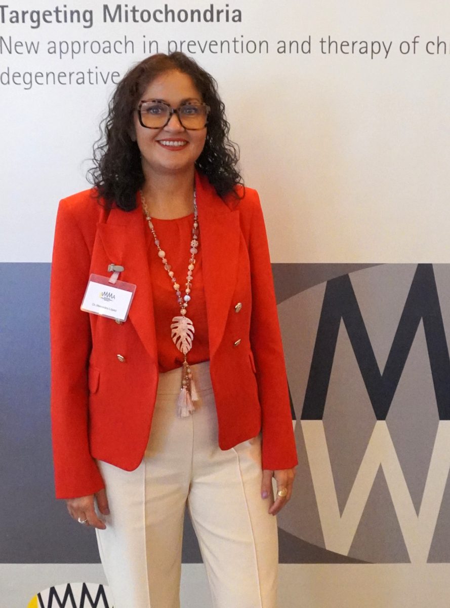 Dr. Mercedes López bei der IMMA-Fortbildung in Leipzig; Foto: IMMA