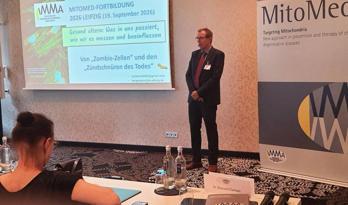 Prof. Dr. Jörg Bergemann referiert bei der IMMA-Fortbildung in Leipzig; Foto: IMMA
